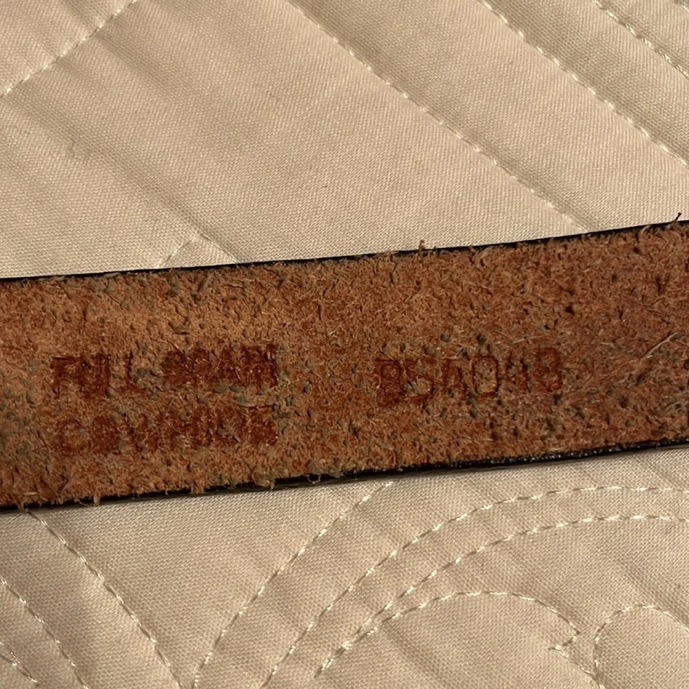 Cowhide Boys Cowboy belt- size 28